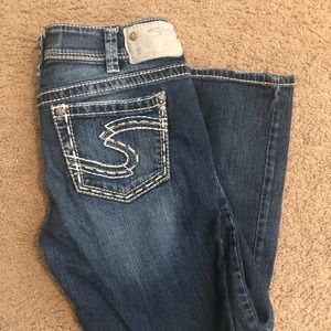 Silver Suki Jeans
